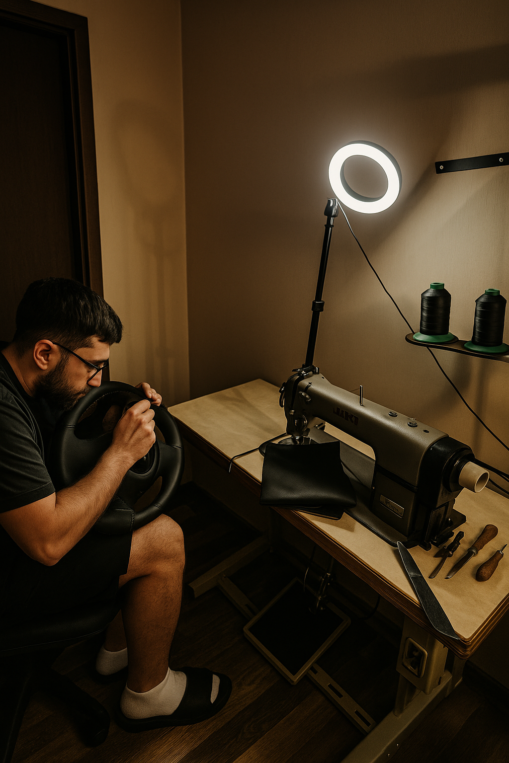 Vairo apsiuvimas – aukščiausios kokybės meistrystė jūsų automobilio interjerui