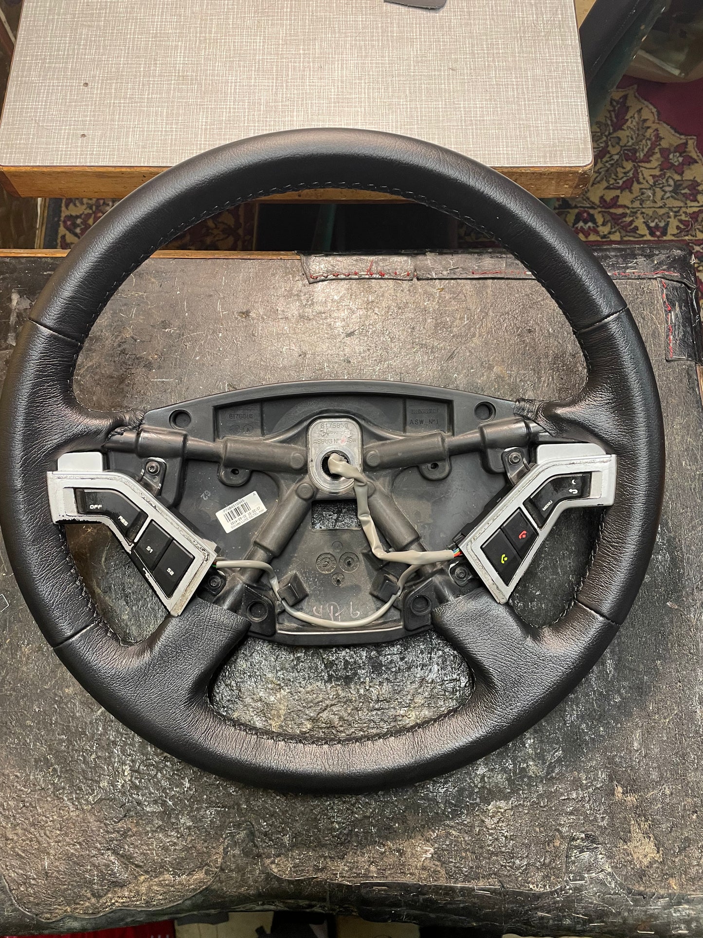 Natūralios odos vairas